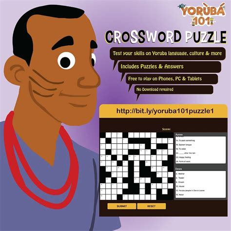 The Crossword Solver finds answers to classic crosswords and cryptic crossword puzzles. . Yoruba religion crossword clue